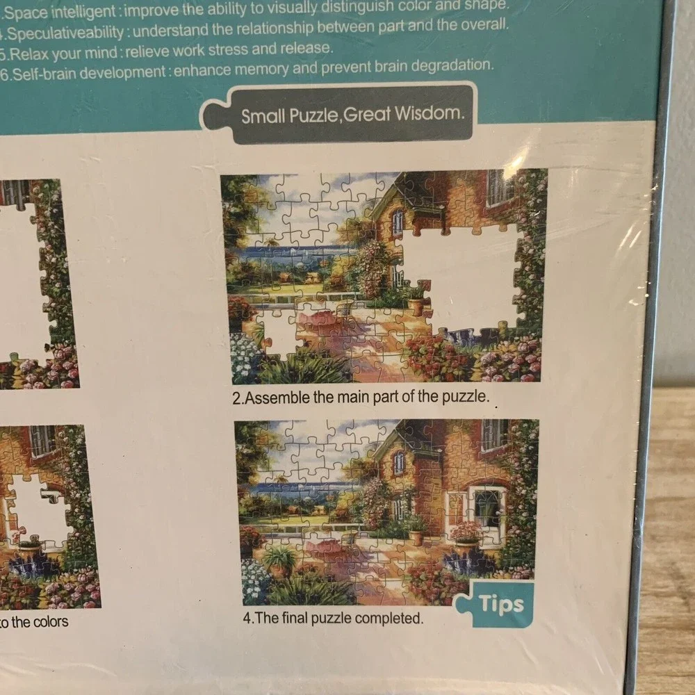 Newtion Courtyard Garden 1000 Piece Jigsaw Puzzle New